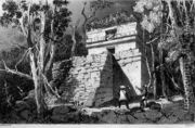 The Observatory at Tulum, Yucatan, Mexico - Frederick Catherwood
