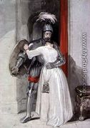 Lady and Knight - George Cattermole
