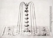 Fountain design from 'The Gardens of Wilton', c.1645 - Isaac de Caus