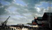 The Launch of 'Le Friedland' at Cherbourg, 4th April 1840, c.1840-54 - Antoine Chazal