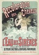 Poster advertising 'L'Eau des Sirenes' hair colourant, 1899 - Jules Cheret