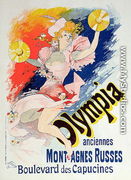 Poster advertising 'Olympia', Boulevard des Capucines, 1892 - Jules Cheret