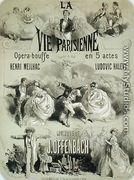 Poster advertising 'La Vie Parisienne', an operetta by Jacques Offenbach (1819-90) 1886 - Jules Cheret