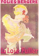 Poster advertising Loie Fuller (1862-1928) at the Folies Bergeres, 1897 - Jules Cheret