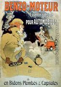 Poster advertising 'Benzo-Moteur' Motor Oil Especially for Automobiles, 1901 - Jules Cheret