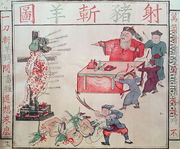 'Je Su, the Pig, is put to death', propaganda against the foreigners - Chinese School