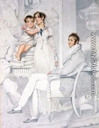 Mr and Mrs Richmond Thackeray and their son, William Makepeace Thackeray (1811-63) 1814 - George Chinnery