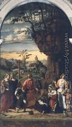 Nativity with Saints Helena, Catherine and Tobias the Angel - Giovanni Battista Cima da Conegliano