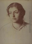 Portrait of Euterpe Ionides, afterwards Mrs. W. F. Craies - Joseph Benwell Clark