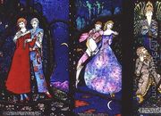 The Geneva Window depicting 'The Playboy of the Western World', 'The Dreamers' and 'The Demi Gods', 1929 - Harry Clarke