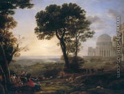 Imaginary View of Delphi with a Procession - Claude Lorrain (Gellee)