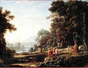 Landscape with Apollo and Marsyas, 1639-40 - Claude Lorrain (Gellee)