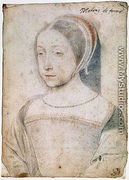 Renee de France (1510-75) Duchess of Ferrara, c.1522-28 - (studio of) Clouet