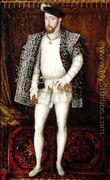 Portrait of Henri II (1519-59) King of France, 1547 - (workshop of) Clouet, Francois