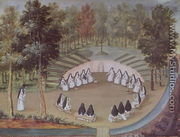 Nuns Meeting in Solitude, from 'L'Abbaye de Port-Royal', c.1710 - (after) Cochin, Louise Madelaine
