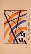 Composition with letters (K.L.CH.B.V.S.P.) 'Delta', c.1919 - Lyubov Popova