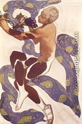 'L'Apres Midi d'un Faune', costume design for Nijinsky (1890-1950) from 'l'Art Decoratif de Leon Bakst' - Leon (Samoilovitch) Bakst