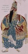 Shariar, King of the Indies and China, costume design for Diaghilev's production of 'Scheherazade', 1910 - Leon (Samoilovitch) Bakst