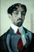 Portrait of Mikhail Kuzmin (1875-1936), 1909 - Konstantin Andreevic Somov