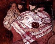 Breakfast, c.1902 - Edouard  (Jean-Edouard) Vuillard