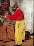 Henri de Toulouse-Lautrec at Villeneuve sur Yonne, 1898 - Edouard  (Jean-Edouard) Vuillard