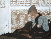 The Seamstress - Edouard  (Jean-Edouard) Vuillard