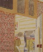 Interior in Shades of Pink III - Edouard  (Jean-Edouard) Vuillard