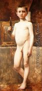Nude Boy with Sword - Franz von Stuck