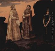 Three queens of the underground kingdom 1879 - Viktor Vasnetsov