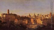 The Forum seen from the Farnese Gardens, Rome, 1826 - Jean-Baptiste-Camille Corot