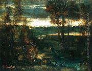 Evening Landscape - Gustave Courbet