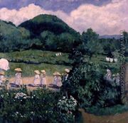 Picnic in May, Summer Day, 1906 - Karoly Ferenczy