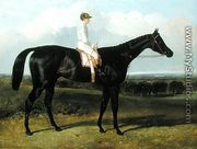 'Jonathan Wild', a Dark Bay Race Horse, at Goodwood, T. Ryder up, 1846 - John Frederick Herring Snr