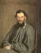 Portrait of Count Lev Nikolaevich Tolstoy (1828-1910) 1873 - Ivan Nikolaevich Kramskoy