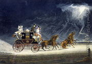 The Mail Coach in a Thunderstorm - James Pollard