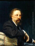 Portrait of the Author Count Alexey K. Tolstoy (1817-1875), 1896 - Ilya Efimovich Efimovich Repin