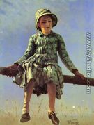 Painter's daughter - Ilya Efimovich Efimovich Repin