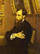 Portrait of Pavel Tretyakov (1832-98) the founder of the State Tretyakov Museum, 1883 - Ilya Efimovich Efimovich Repin