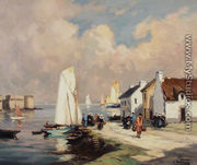 Fishing Harbour - Henri Alphonse Barnoin