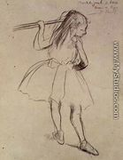 Girl Dancer at the Barre, c.1878 - Edgar Degas
