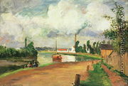 Fishermen on the Banks of the Oise, 1876 - Camille Pissarro