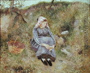 Seated Peasant Girl, 1883 - Camille Pissarro
