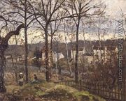 Winter Landscape at Louveciennes, c.1870 - Camille Pissarro