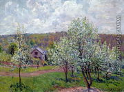 Spring in the Environs of Paris, Apple Blossom, 1879 - Alfred Sisley