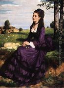 Woman in Violet, 1874 - Pal Merse Szinyei
