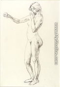 Standing Nude Girl - Henry Tonks