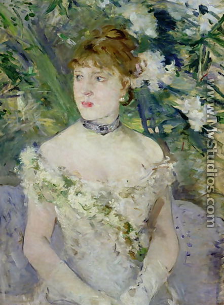 Young girl in a ball gown, 1879 - Berthe Morisot