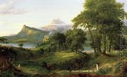 The Course of Empire: The Arcadian or Pastoral State c.1836 - Thomas Cole