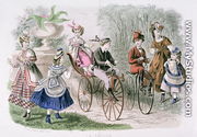 Children in the Park, from La Saison, Journal Illustre des Dames   May 1869 - H. Colin