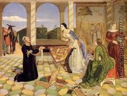 Berengaria's alarm for the safety of her husband  Richard Coeur de Lion, 1850 - Charles Allston Collins